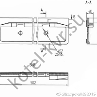 Чертеж уплотнения Т 24.01.121 (00.1603.061)